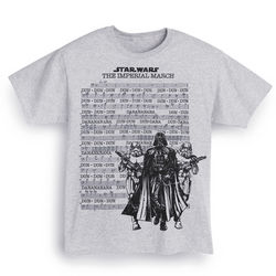 The Imperial March Song Star Wars T-Shirt