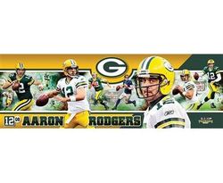 Aaron Rodgers Green Bay Packers Panoramic Puzzle