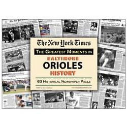 New York Times Baltimore Orioles History Replica Newspaper