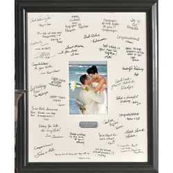 Personalized Wedding Wishes Signature Frame