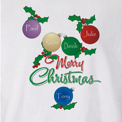 Merry Christmas Personalized T-Shirt