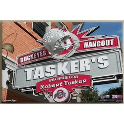 Ohio State Buckeyes Personalized Pub Sign Canvas
