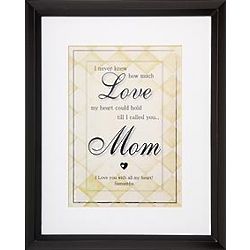 Personalized I Never Knew Framed Print