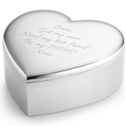 Polished Heart Jewelry Box