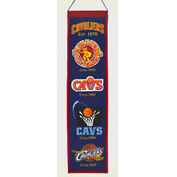 Cleveland Cavaliers Heritage Team Banner