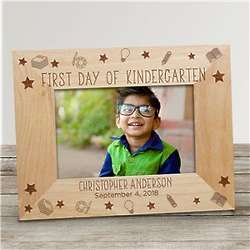 First Day of School Personalized 4x6 Picture Frame