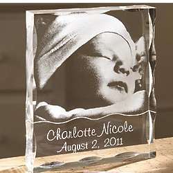 Personalized Baby Acrylic Photo Block