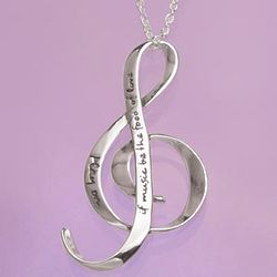 If Music Be the Food of Love Necklace
