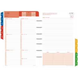 2-Page-Per-Week Desk Wellness Planner