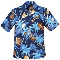 Musical Instruments Aloha Shirt