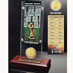 Boston Celtics Ticket & Coin Holder