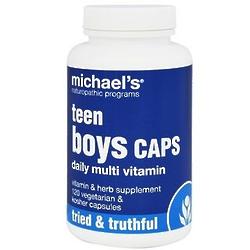 Teen Boys Caps Daily Multi Vitamin Vegetarian Capsules