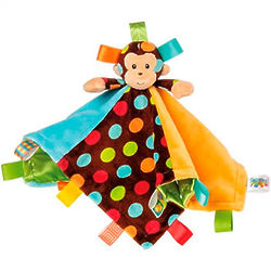 Taggies Dazzle Dots Monkey Character Blanket