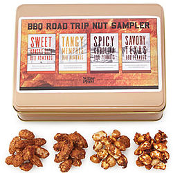 BBQ Road Trip Nut Sampler Gift Tin