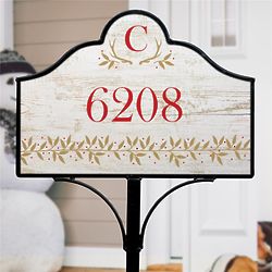 Initial Personalized Magnetic Yard Sign