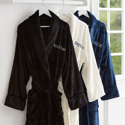 Men's Personalized Just For Him Luxury Fleece Robe