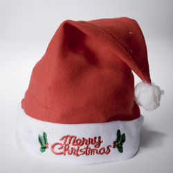 Flashing "Merry Christmas" Santa Hat