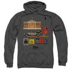 Back to the Future Vector Hooded Sweatshirt