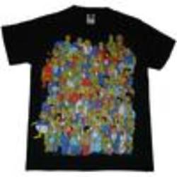 Homer in the Crowd Glow in the Dark Black T-Shirt