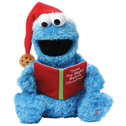 'Twas The Night Before Christmas Cookie Monster Stuffed Animal
