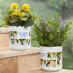 Personalized Picture Perfect Outdoor Flower Pot