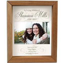 Personalized Framed 8x10 Memorial Photo Shadow Box
