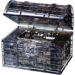 Treasure Box 3D Crystal Puzzle in Black