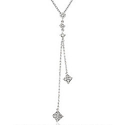 1/6 Carat Diamond 14k White Gold Classic Elegance Necklace