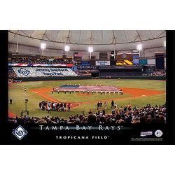Personalized 24x36 Tampa Bay Rays Baseball Stadium Canvas Art
