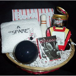 Bowling Lover's Gift Basket