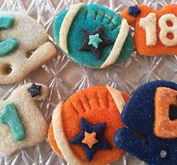 Super Bowl Sugar Cookies Gift Box