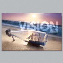 Vision Ship Motivational Art Print