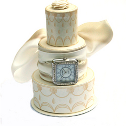 Ribbon Watch with Wedding Cake Display Stand