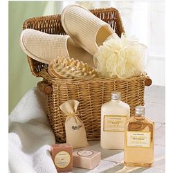 Honey Vanilla Spa Bath & Body Gift Basket