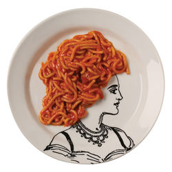Portrait of a Lady Pasta Plates
