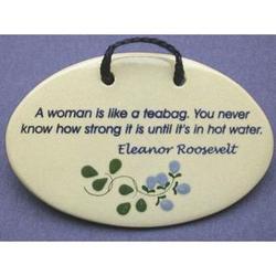 Eleanor Roosevelt Quote Ceramic Plaque