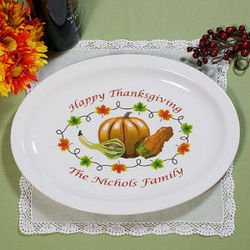 Thanksgiving Personalized Serving Platter
