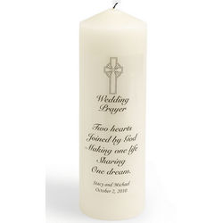 Personalized Wedding Prayer Candle