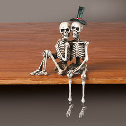 Skeleton Couple Shelf Sitter