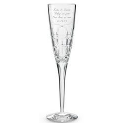 Emerald Crystal Champagne Toasting Flute