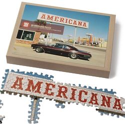 Americana Car Photograph Jigsaw Puzzle