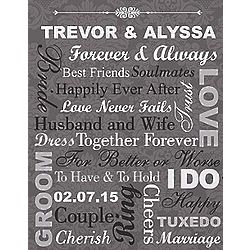 Personalized Forever and Always Canvas