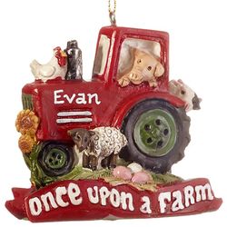 Personalized Once Upon a Farm Christmas Ornament