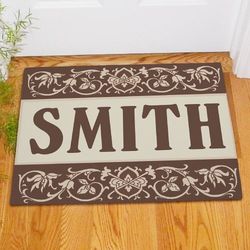 Personalized Our Family Welcome Doormat
