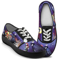 The Nightmare Before Christmas Canvas Art Sneakers