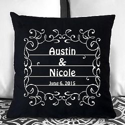 Personalized Happily Ever After Couple Pillow
