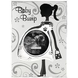 Baby Bump Metal Picture Frame