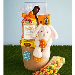Sweet Treats Easter Basket with Bunny Stuffed Animal