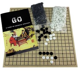 Go Game Deluxe Edition with Wooden Board