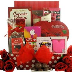 iValentine Fun Valentine's Day Gift Basket for Tweens & Teens